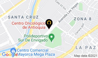 Mapa de Cryogas en Envigado