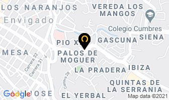 Mapa de C.t. Pérfiles - Tejas Y Estructuras en Medellín