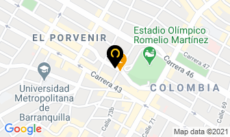 Mapa de C.t.a. Gestión Colombia en Barranquilla