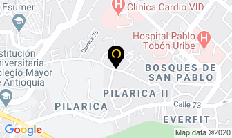 Mapa de Cuadernos Publicitarios Y Agendas Arco Iris en Medellín