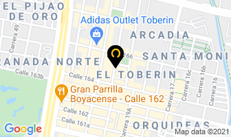 Mapa de Cubiertas Royalcril en Bogotá D.C