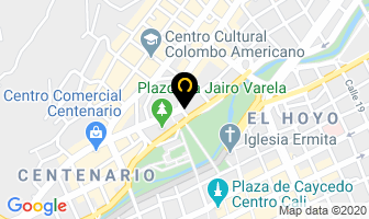 Mapa de Cubismo Cinetico Cesar Santafe en Cali
