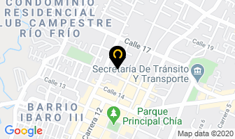 Mapa de Cubreflex en Chía