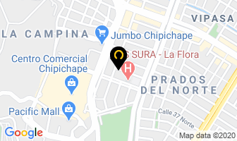 Mapa de Cubrimos en Cali