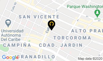 Mapa de Cuello Pantoja Rocío en Barranquilla