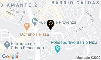 Mapa de Cuellos Y Puños en Bucaramanga