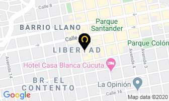 Mapa de Cuellos Y Puños Mao en Cúcuta