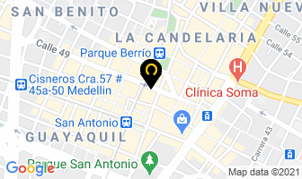 Mapa de Cuentas Y Control Asesores Ltda. en Medellín