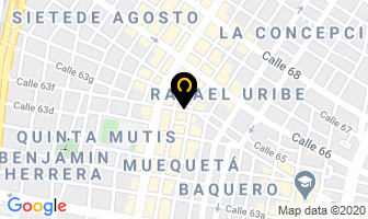 Mapa de Cuero Lait en Bogotá D.C