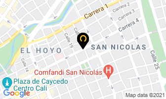 Mapa de Cuero Viveros Elizabeth en Cali