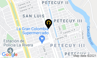 Mapa de Cueros Albert en Cali