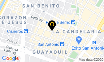 Mapa de Cueros Barletto en Medellín