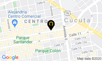 Mapa de Cueros Carolina en Cúcuta