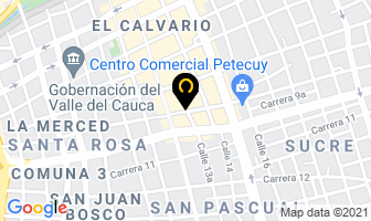 Mapa de Cueros Jhon en Cali