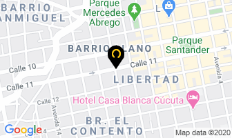 Mapa de Cueros La Esquina en Cúcuta