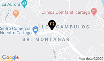 Mapa de Cueros Leidy en Cartago