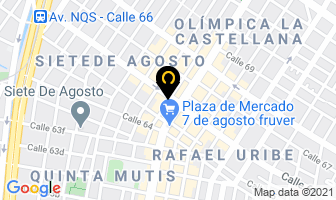 Mapa de Cuficueros en Bogotá D.C