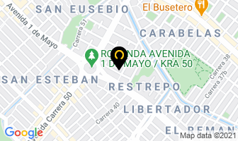 Mapa de Cuidaarte Ltda en Bogotá D.C