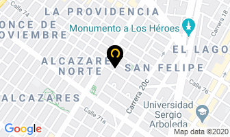 Mapa de Cuidar Ltda en Bogotá D.C
