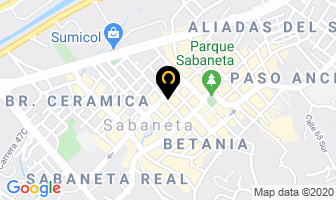 Mapa de Cuidos Y Mascotas en Sabaneta