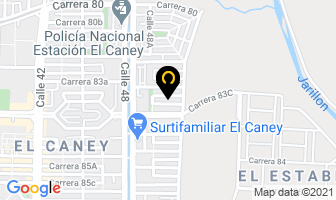 Mapa de Cupcakes And Love en Cali