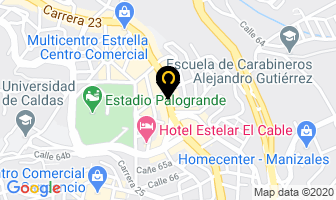 Mapa de Cupido en Manizales