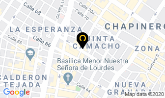 Mapa de Cur Arte en Bogotá D.C