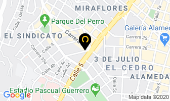 Mapa de Curaduría Urbana No. 1 en Cali