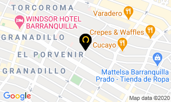 Mapa de Cure Pérez Frank en Barranquilla