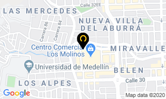 Mapa de Curso De Ingles en Medellín