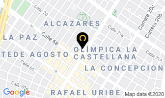 Mapa de Cursos Rapidos De Conduccion en Bogotá D.C