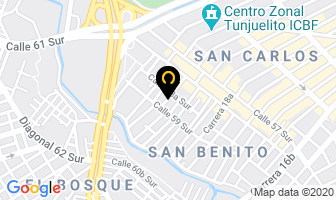 Mapa de Curtiembres Varmen en Bogotá D.C