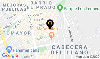Mapa de Curves en Bucaramanga