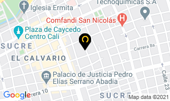 Mapa de Curvyaco Ltda. en Cali