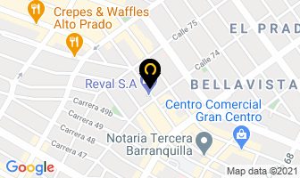 Mapa de Customer en Barranquilla