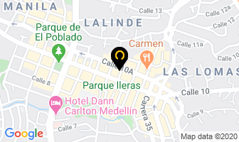 Mapa de Cv Proyectos en Medellín