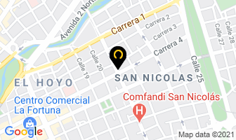 Mapa de D & C Bobinados en Cali