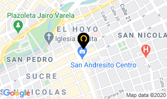 Mapa de D L Centro en Cali