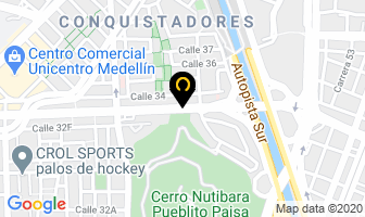 Mapa de D´ Lunaas en Medellín