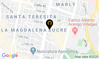 Mapa de D'andrews Marroquinera Ltda. en Bogotá D.C