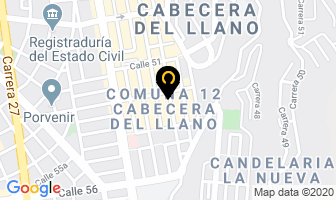 Mapa de D'asepsia Uniformes en Bucaramanga