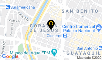 Mapa de D'chalos Jeans en Medellín