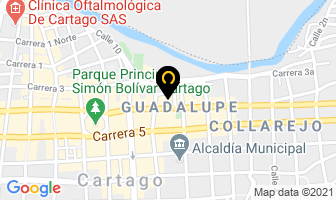 Mapa de D'coralia en Cartago