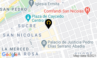 Mapa de D'cuero Genuino en Cali
