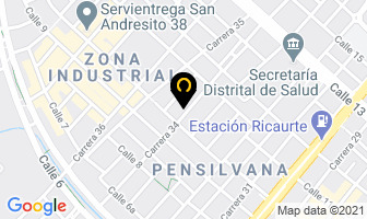 Mapa de D'metal Diseños Gmc Ltda. en Bogotá D.C