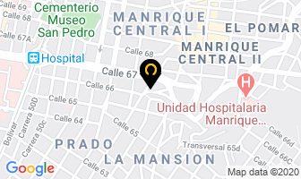 Mapa de D'protokolo en Medellín