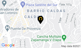 Mapa de D'rapidez en Bucaramanga