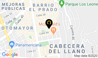 Mapa de D'vinni S.a. en Bucaramanga