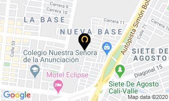 Mapa de Dacar Tapicería Y Muebles en Cali