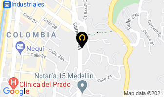 Mapa de Dacolsa Ltda. en Medellín